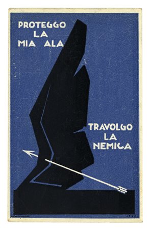 Lucio Landsmann Venna e Federico Seneca, Lotto composto di 2 cartoline...