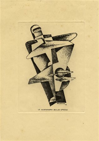 Domenico (detto Mino) Delle Site, Lo scafandro dello spazio. 1933....