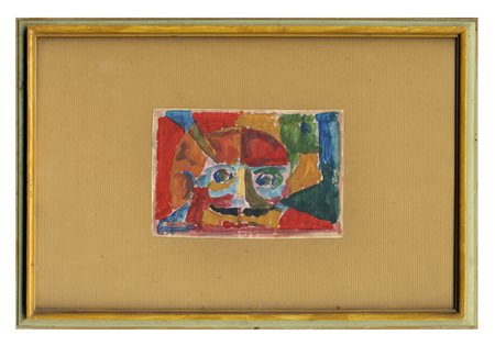 Vieri Nannetti, Figura futurista e Testa futurista. Tecnica mista su carta...