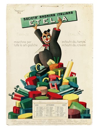Nerino Nannetti (Neri), Società anonima italiana Etelia - Calendario....