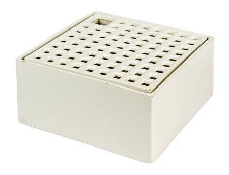 Franco Bettonica, Vaso Ikebana. 1960 ca. Ceramica smaltata bianca. cm...