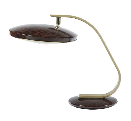 Luis Pèrez De La Oliva, Lampada da tavolo modello 520 C. 1970 ca. Metallo...