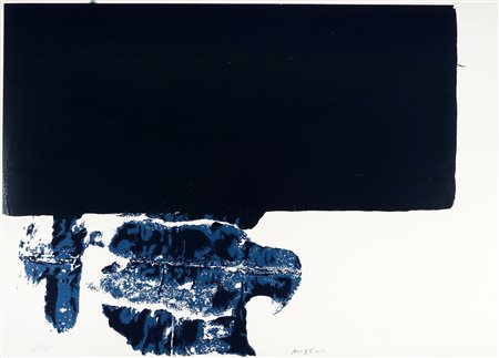 Franco Angeli, Senza titolo. Cartella di 10 opere grafiche. Cartella completa...