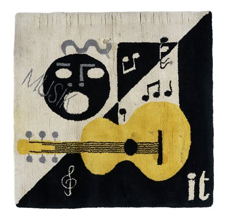 Thomas Dellacroix Dellert, Untitled. Anni '80 del XX secolo. Tappeto. cm...