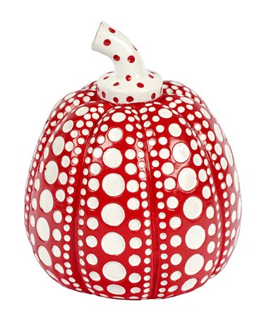 Yayoi Kusama [da], Red and White Pumpkin. 2015. Resina. cm 11x10x9. Copyright...