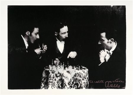 Bruno Locci, Tre volte me stesso. 1972-73. Stampa fotomeccanica a mezzo tono....