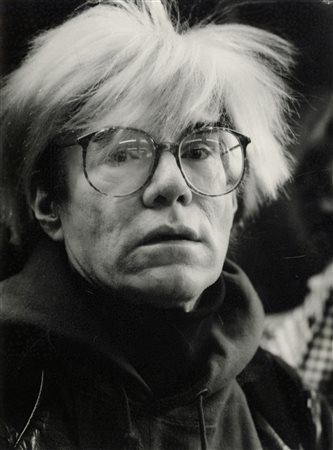 Maria Mulas, Andy Warhol. 1960 ca. Fotografia. mm 240x175. Al verso,...