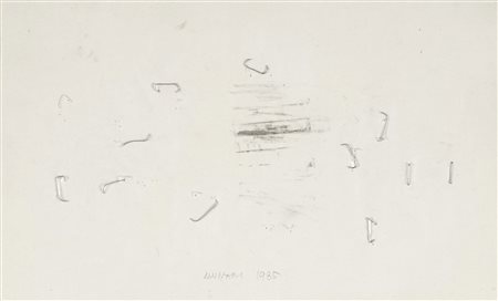 Bruno Munari, Senza titolo. 1985. Cartoncino, foglio di plastica, graffette...