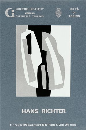 Hans Richter, Omaggio a Torino. Lotto composto di 1 incisione e di 1...