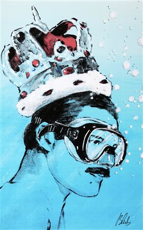 Blub, (Sub)Freddie Mercury. Offset. mm 645x410. Firmato a pennarello nero in...