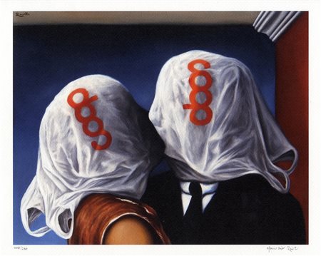 Maurizio Rapiti, Questo bacio non è un rifiuto. 2019. Offset. mm 370x300....