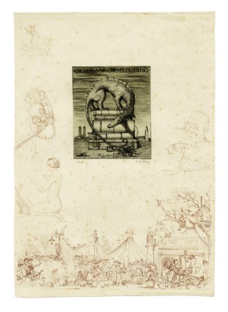 Guido Balsamo Stella, Lotto composto di 3 incisioni. 1910-13. 1) Ex Libris...