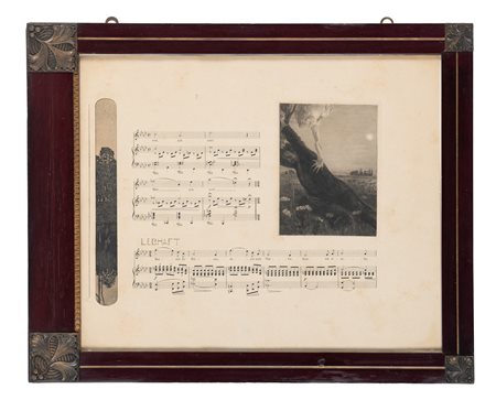 Max Klinger, Brahmsphantasie (Fantasia di Brahams) - Opus XII tavola 7....