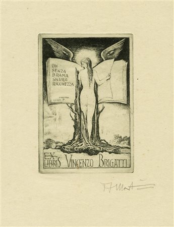 Alberto Martini, 15 ex libris di Alberto Martini. 1954. Cartella editoriale...