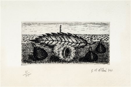 Giuseppe Viviani, Lotto composto di 3 incisioni e 1 lastra. 1947-63. 1)...