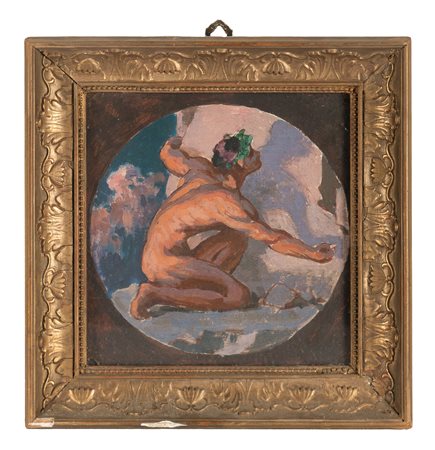 Luigi De Servi, Senza titolo. Inizio del XX secolo. Tempera grassa su...