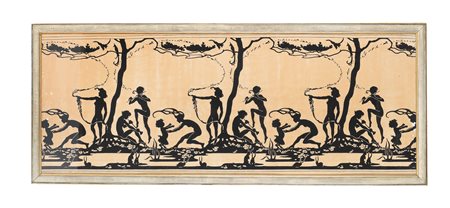 Giovanni Meschini [attribuito a], Corteo. Inizio del XX secolo. China su...