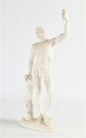 Studio anatomico in gesso, Italia, fine del XIX/inizi del XX secolo altezza...