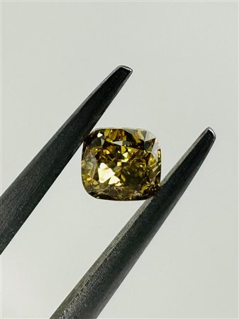 DIAMANTE NATURAL POLISHED 0,36 FANCY GIALLO INTENSO - SI1 - C40603-10