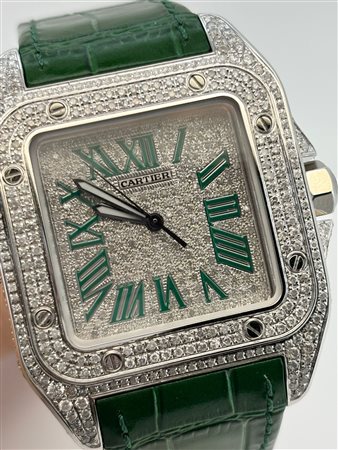 Cartier Modello (Orologio)	Santos 100 Numero di referenza	W20073X8