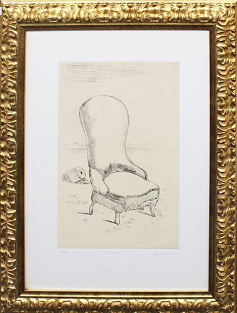 GIORGIO DE CHIRICO, "L'Idolo", 1971