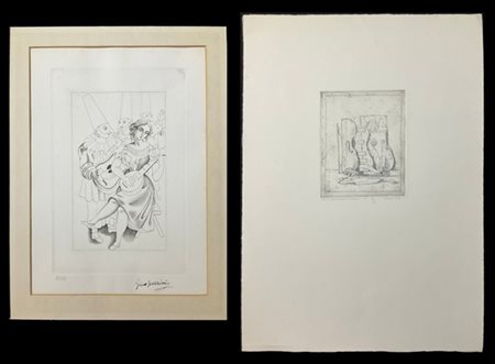 Gino Severini (after) - Eso Peluzzi
"Colombina" e "Vecchi frammenti di violini"