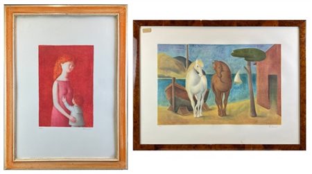 Antonio Bueno - Roberto Masi
Due litografie a colori di soggetto diverso
circa