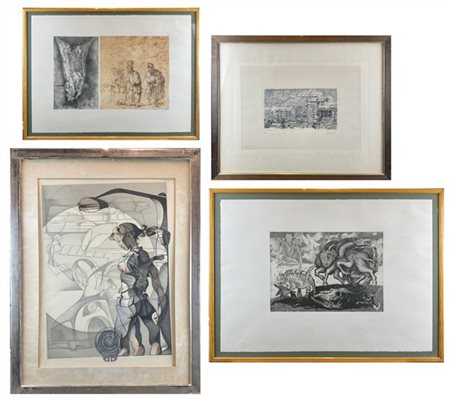 Giancarlo Vitali (2) - Floriano Bodini - Renzo Vespignani
Lotto composto da tre