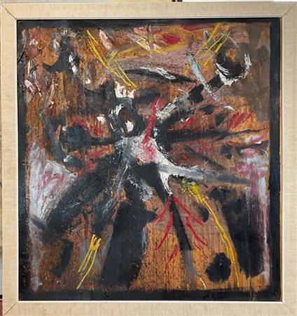 Arturo Carmassi "Senza titolo" 1972
olio su compensato
cm 108x102
firmato e data