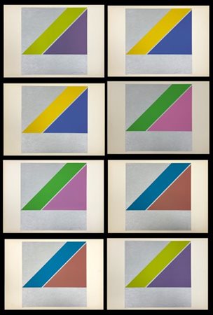 CHIN HSIAO Otto serigrafie a colori, alcune con medesimo soggetto
cm 49,5x69,8
t