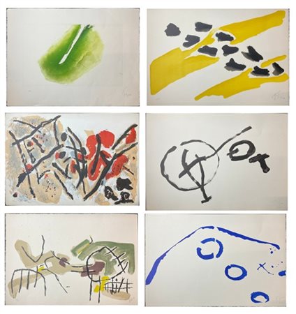 Pierre Tal Coat Sei litografie a colori di misure diverse
misura max cm 50x66
tu