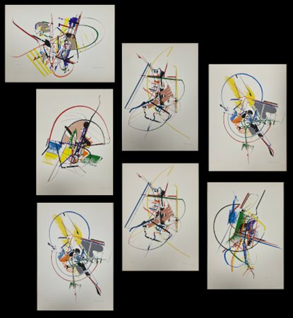 Edoardo Franceschini Dieci litografie a colori
cm 70x50
tutte firmate e numerate