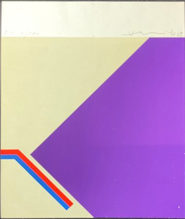 CHIN HSIAO "Senza titolo" 
serigrafia a colori
cm 36x30
firmata e numerata A.P.