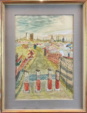 Antonietta Raphael Mafai "Changai" 1956
china su carta millimetrata
cm 50x35
fir