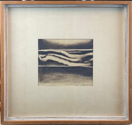 Giò Pomodoro "Senza titolo" 1951
pastello su carta
cm 13x14,5
firmato, datato e