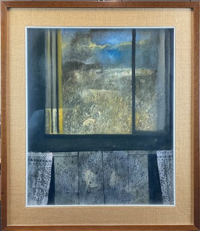 Giuseppe Banchieri "Finestra" 1979
olio su tela
cm 60x50
firmato, datato e titol