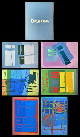 Antonio Corpora "Voies de la couleur - signes du silence" 1972
cartella editoria