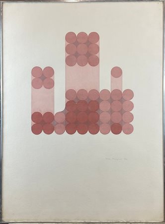 Carlo Nangeroni "Senza titolo" 1972
acquerello su carta
cm 76x56
firmato e datat