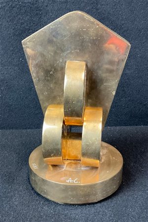 Andrea Cascella "Chiave di volta" 1990
scultura multiplo in bronzo
h cm 25
sigla