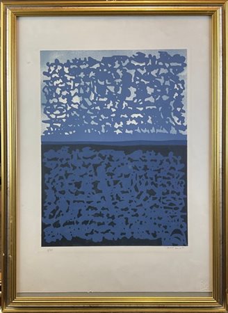 Max Ernst "L'air lavé à l'eau" 1973
fotolitografia da un dipinto del 1969
cm 68,