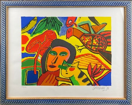 GUILLAME CORNEILLE "Senza titolo" 1996
litografia
cm 44x55
Firmato, numerata 217