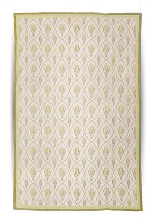 Tappeto Europeo, secolo XX. confezionato a mezzo punto in lana su canovaccio mi