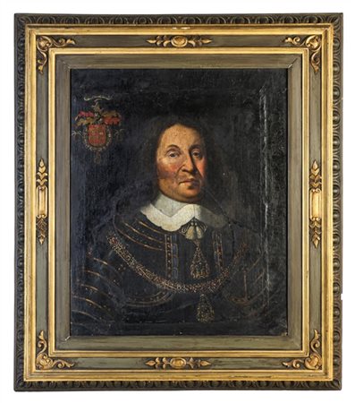 Scuola del secolo XVIII

"Ritratto di nobiluomo con l'Ordine dell'Annunziata"
o