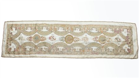 Striscia copritavolo, manifattura dell'Impero ottomano, secolo XIX. Confezionat