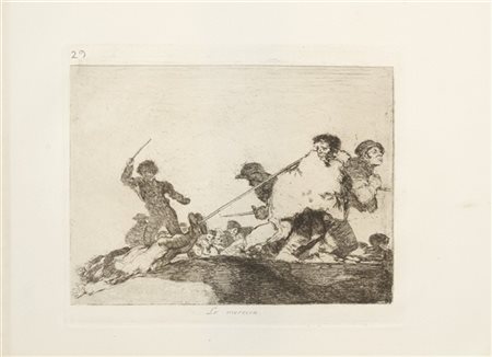 Francisco Josè Goya y Lucientes "Lo merecia", dalla serie "Los desastres de la g