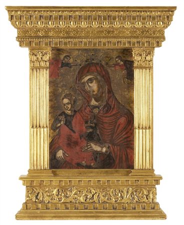 Scuola del secolo XVII

"Vergine della Consolazione con angeli"
olio su tavola