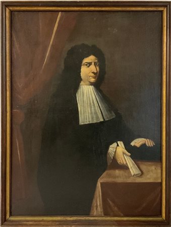 Scuola del secolo XVIII

"Ritratto di giureconsulto"
olio su tela (cm 132,5x96,