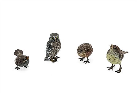 Da un modello di Franz Bergman. Vienna, fine secolo XIX-Inizio XX. Lotto compos