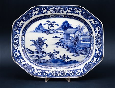 Manifattura della Compagnia delle Indie, Cina, fine secolo XVIII. Piatto da por