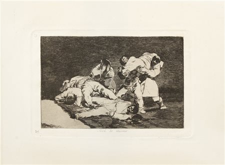 Francisco Josè Goya y Lucientes "Serà lo mismo", dalla serie "Los desastres de l